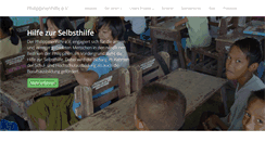 Desktop Screenshot of philippinenhilfe.org